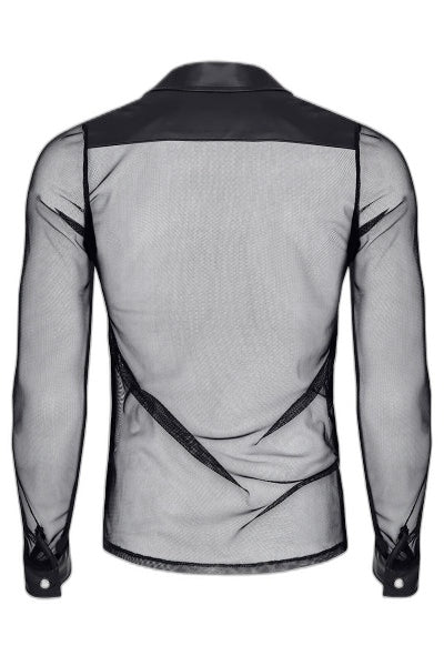 Chemise Cesare Transparente - Séduction Intense - 3