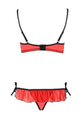 Ensemble Lingerie Seins Nus Cherry - Passion Rouge - 3