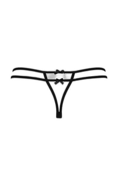 String ouvert rouge Rubi - Séduction et audace - 3 | Voyage Sensuel