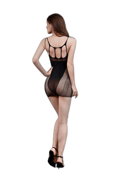Robe Résille N°19 Moonlight - Sensualité Noire - 2 | Voyage Sensuel