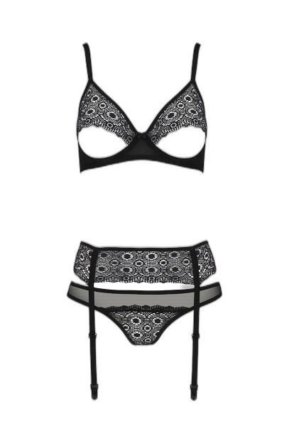 Ensemble à jarretelles Zinnia - Lingerie éco-responsable