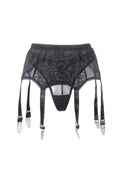 Porte-Jarretelles 6 Clips Paris Hollywood + String Noir - 3