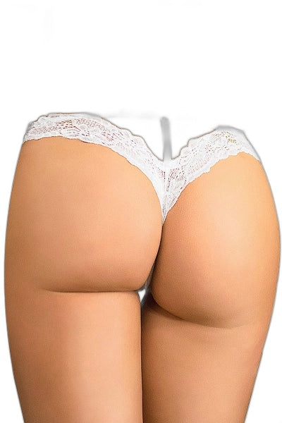 String Brésilien Blanc Paris Hollywood | Séduction Sensuelle
