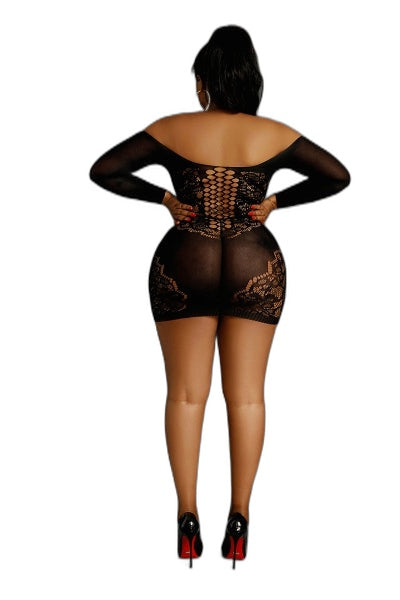 Mini robe résille N°07 Queen Size - Moonlight - 1