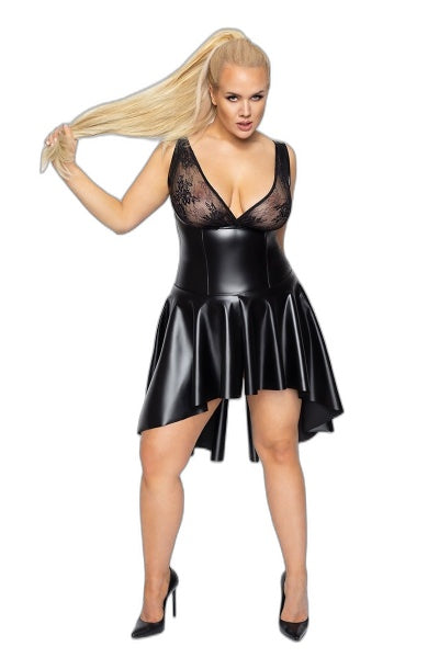 Robe Fendue Queen Size F268 | Noir HandMade - 2