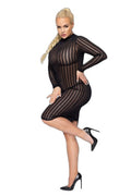 Robe Tulle Transparente Queen Size Noir HandMade - 1