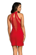 Robe Rouge V-9259 Axami - Séduction & Luxe - 4