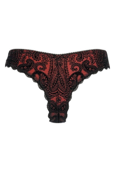 String Axami Rouge et Noir – Séduction et Raffinement - 3 | Voyage Sensuel