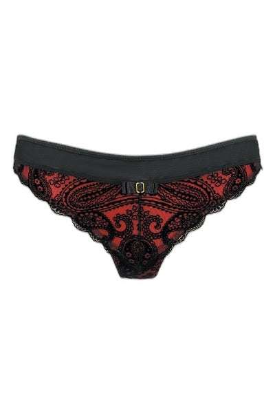 String Axami Rouge et Noir – Séduction et Raffinement - 4 | Voyage Sensuel