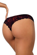 String Axami Rouge et Noir – Séduction et Raffinement - 5
