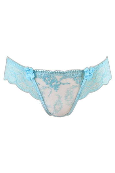 String Tanga Bleu Axami — Séduction et Dentelle - 4