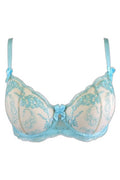 Soutien-gorge dentelle bleu azur V-10131 Axami - 4