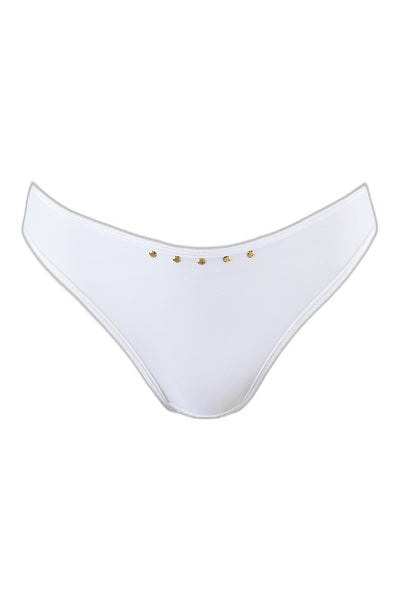 String Blanc V-10338 Axami — Séduction Dorée - 4 | Voyage Sensuel