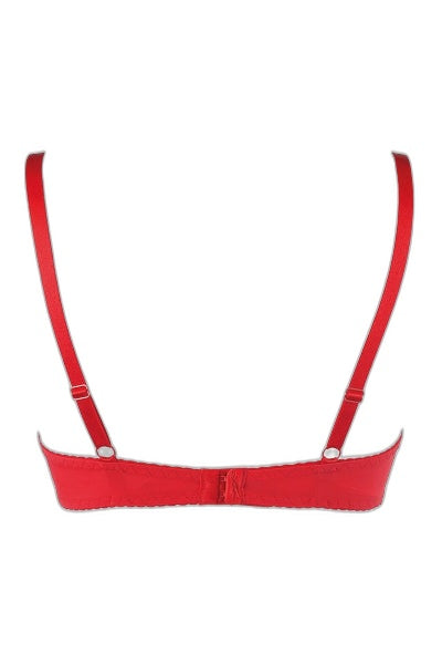 Soutien-gorge push-up rouge Axami — Décolleté de rêve - 3 | Voyage Sensuel
