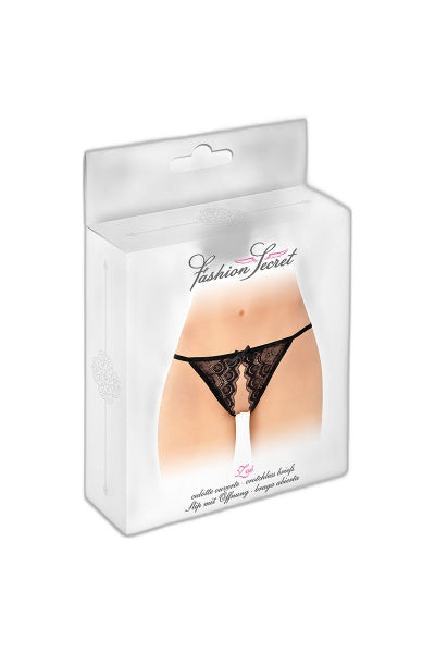 Culotte Ouverte Zoé Noire - Fashion Secret - 2 | Voyage Sensuel