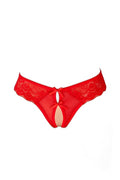 String ouvert Alicia rouge - Séduction assumée - 1