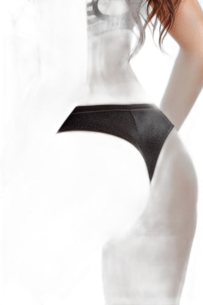 String brésilien noir Axami V-10495 – Séduction veloutée - 5 | Voyage Sensuel