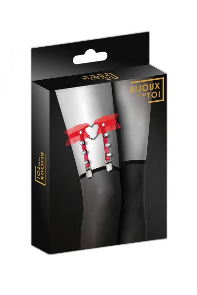 Jarretière Rouge Cœur – Séduction Audacieuse - 3 | Voyage Sensuel