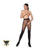 Collants ouverts noirs 20/40 deniers - Séduction raffinée - 2