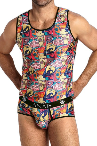 Débardeur Comics Anaïs for Men - Séduction Pop Art - 1 | Voyage Sensuel