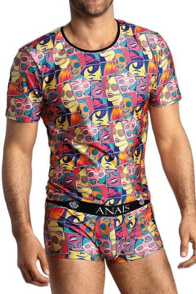 T-shirt Comics Anaïs for Men - Séduction Pop Art