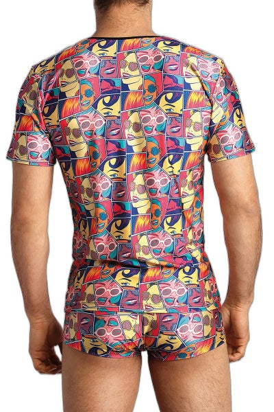 T-shirt Comics Anaïs for Men - Séduction Pop Art - 3 | Voyage Sensuel