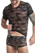 T-shirt Romance Anaïs for Men — Dentelle Noire Séduction - 1