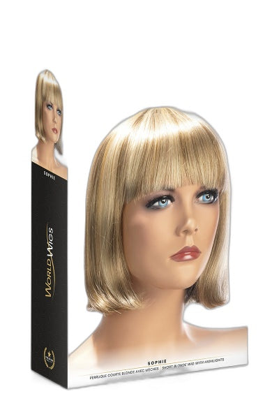 Perruque Sophie Blonde avec Mèches - Séduction Premium