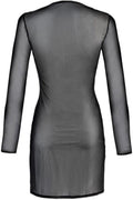Robe Tulle Noir V-10639 - Séduction Sensuelle Axami - 4