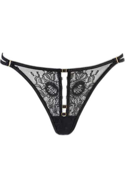 String ouvert en dentelle – Vert – Axami