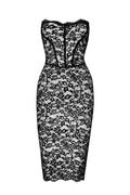 Robe Corset Catalyst F301 Dentelle - Noir HandMade - 2