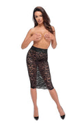 Jupe lacée Ambivalence — Dentelle transparente et séduction - 4
