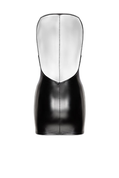 Mini robe bijou Mirage F307 – Dos nu séduction wetlook - 3