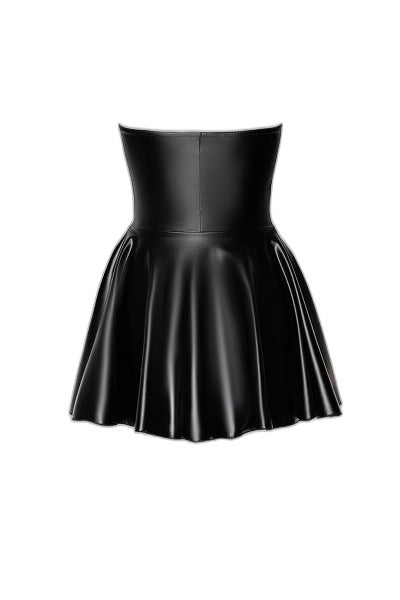 Mini robe bustier Dreamer F308 wetlook noir séduction - 3