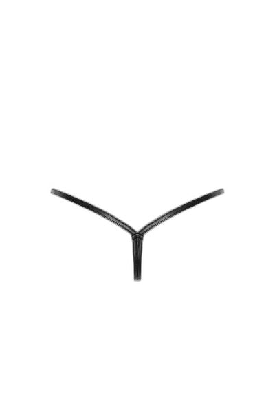String Stripper Wetlook Effet Croco | Noir HandMade - 3