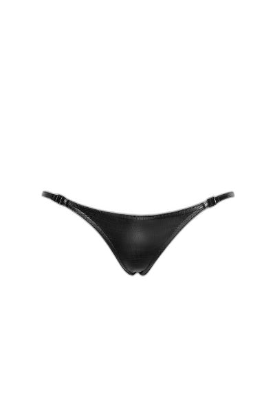 String Stripper Wetlook Effet Croco | Noir HandMade - 4