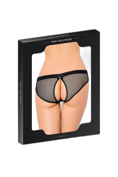 Culotte Ouverte Résille Noire Paris Hollywood - 3 | Voyage Sensuel