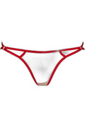 String Axami V-8868 : Tulle et Broderie Rouge Séduction - 2