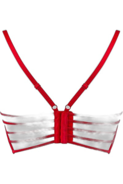 Soutien-gorge Dentelle Rouge V-9691 Axami - 3