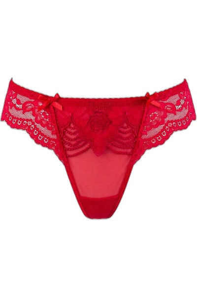 String brésilien V-9698 Axami rouge : séduction raffinée - 2