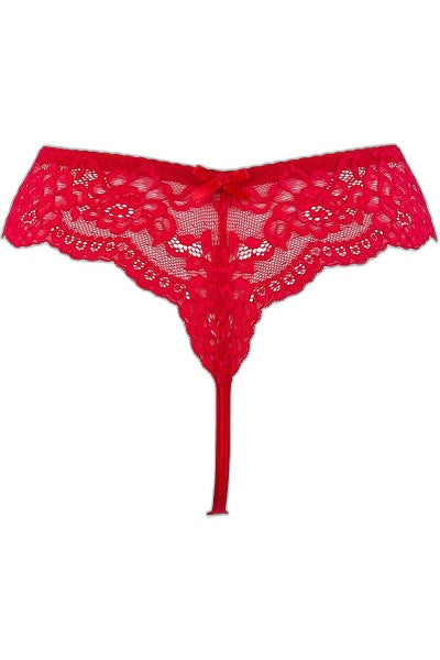 String brésilien V-9698 Axami rouge : séduction raffinée - 4 | Voyage Sensuel