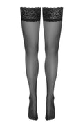 Bas autofixants noir Hold up Cotelli Legwear - 2