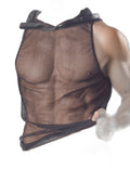 Hoodie Ares - Débardeur Mesh Noir Séduction Homme - 1