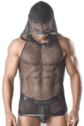 Hoodie Ares - Débardeur Mesh Noir Séduction Homme - 2