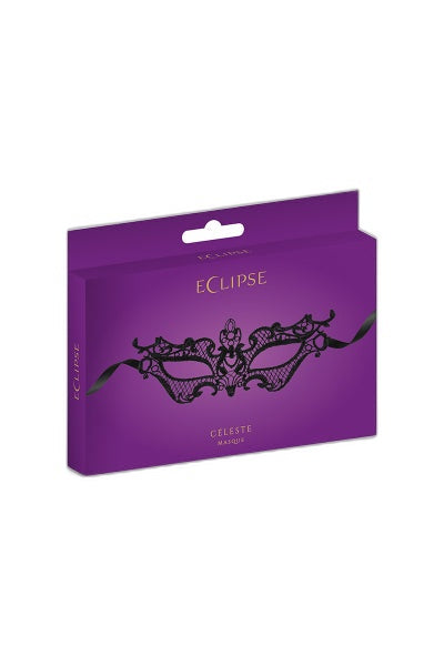 Loup Noir Céleste - Broderie Guipure Sensuelle - 2 | Voyage Sensuel