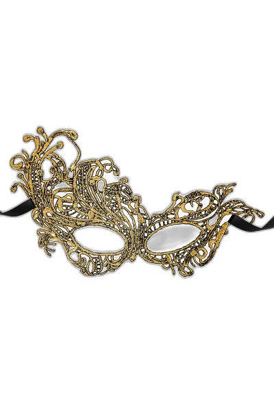 Loup broderie souple Aurore doré – Maskarade - 1 | Voyage Sensuel