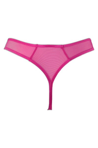 String Rose Tulle Broderies - Axami Brillance - 3 | Voyage Sensuel