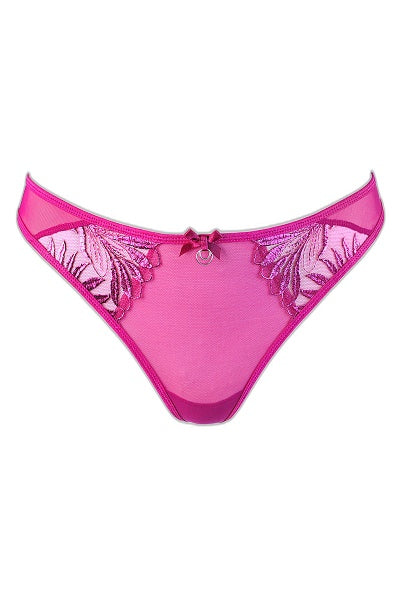String Rose Tulle Broderies - Axami Brillance - 4 | Voyage Sensuel