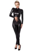 Combinaison Caged Wetlook - Anneaux & Zips Séduction - 2