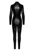 Combinaison Caged Wetlook - Anneaux & Zips Séduction - 3